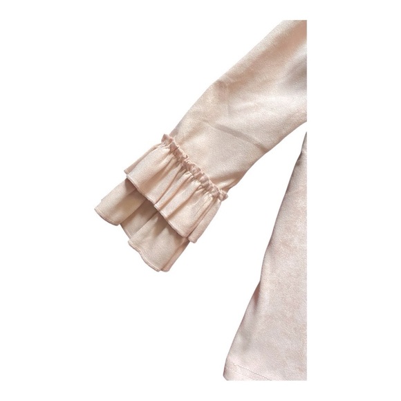 NWT-BMG-BOY MEETS GIRL-PINK OPEN FRONT JACKET-SIZE 5 - Picture 4 of 7